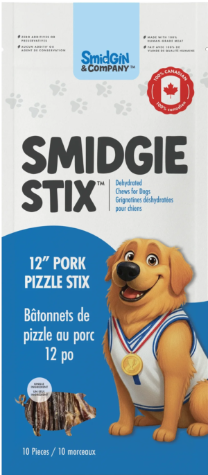 Pork dehydrated dog treats