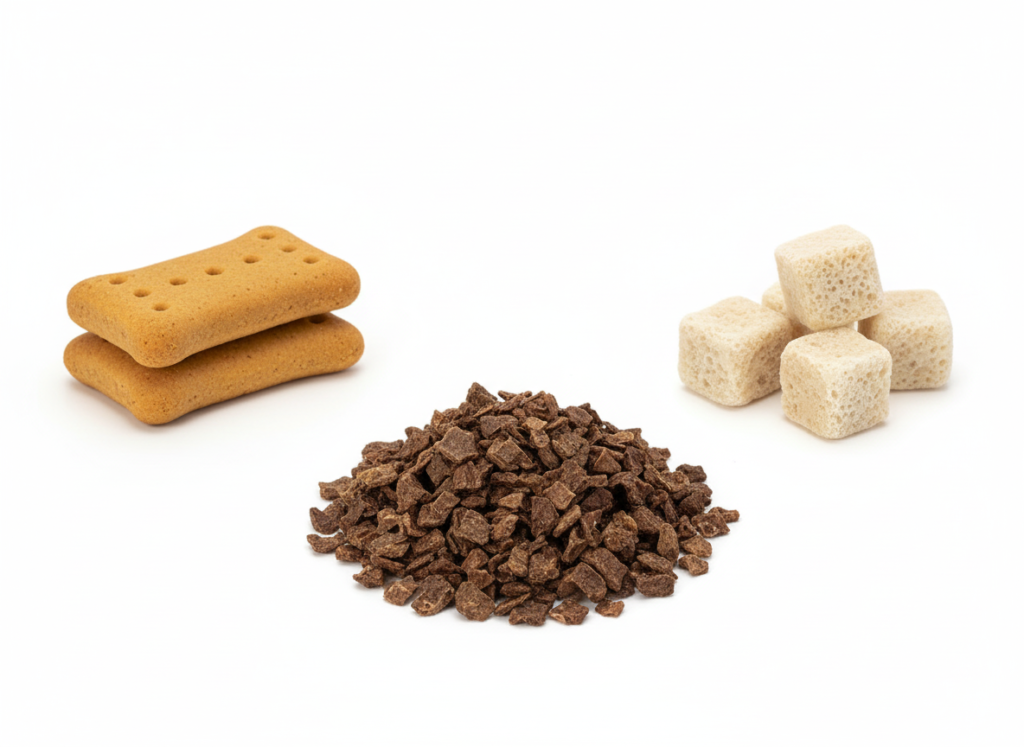 Baked, Dehydrated and freeze-dried style treats