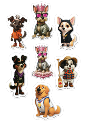 Drool Approval Team Sticker Pack