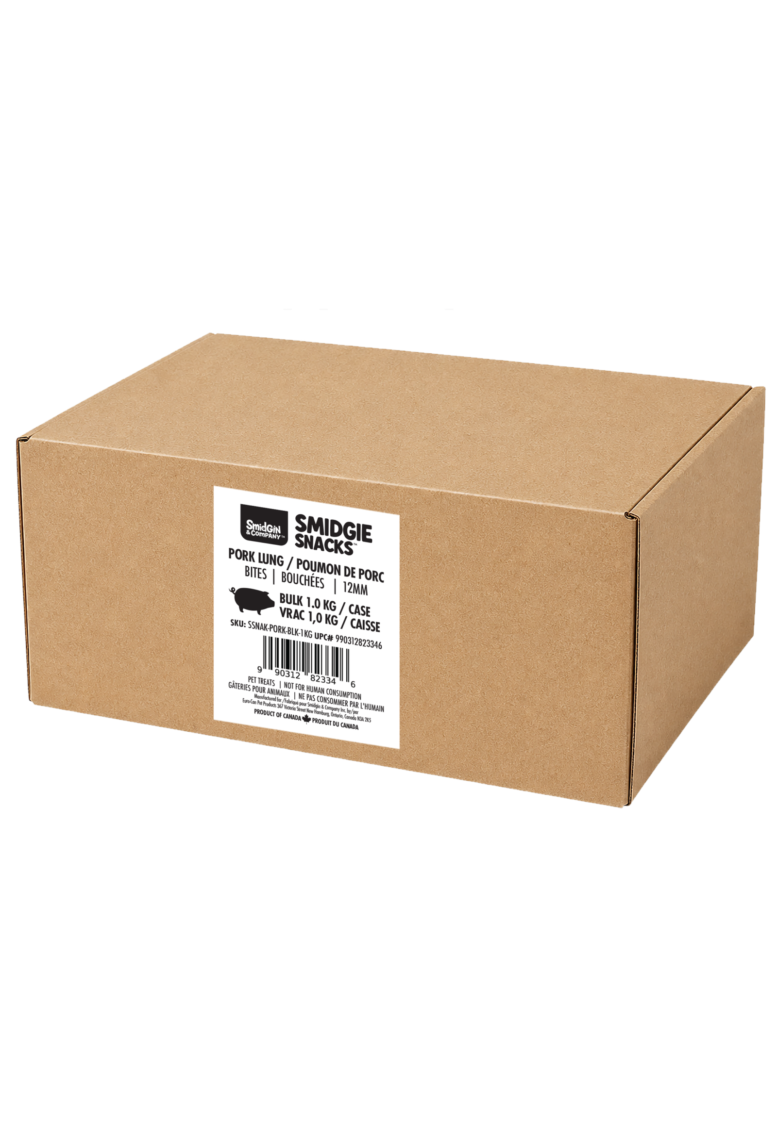 Bulk Pork Lung Bites 1Kg